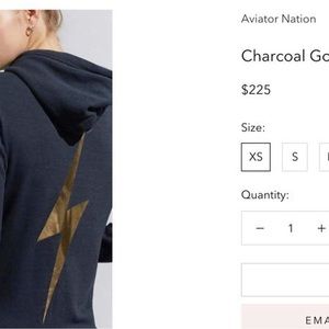 aviator nation zip up